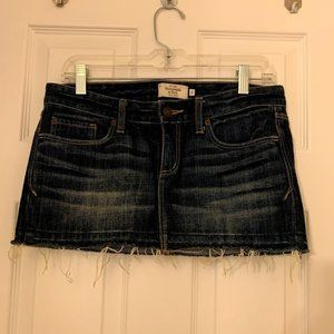 Abercrombie Dark Denim Skirt